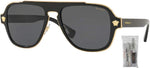 Versace VE2199 Medusa Charm Sunglasses - Square Frame Men’s Premium Eyewear | ABCGlasses.com