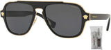 Versace VE2199 Medusa Charm Sunglasses - Square Frame Men’s Premium Eyewear | ABCGlasses.com