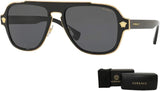 Versace VE2199 Square Sunglasses - Medusa Charm Men’s Luxury Fashion Eyewear | ABCGlasses.com