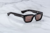 Jacques Marie Mage black rectangular sunglasses