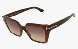 Tom Ford Winona Dark Havana cat eye sunglasses