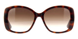 Gucci GG0762S 002 Women's Square Sunglasses Havana Brown Gradient