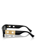 Versace Unisex Sunglasses Havana Frame, Dark Grey Lenses, 54MM
