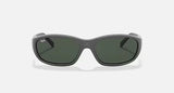 Ray-Ban RB2016 Daddy-O II Matte Black Green 59mm Sunglasses Men