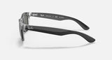 Ray-Ban RB2132 New Wayfarer Polarized Black Transparent G15 Green Sunglasses 55m