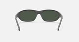 Ray-Ban RB2016 Daddy-O II Matte Black Green 59mm Sunglasses Men