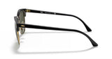 Ray-Ban Sunglasses - RB3016 Clubmaster Shiny Black / Gold W0365 G15 Authentic