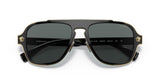 Versace Man Sunglasses Black Frame, Dark Grey Lenses, 56MM