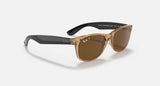 Ray-Ban RB2132 New Wayfarer 945/57 Bicolor 55mm Polarized Sunglasses Italy