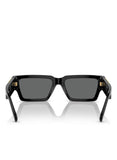 Versace Unisex Sunglasses Havana Frame, Dark Grey Lenses, 54MM