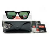 Ray-Ban RB2140 Original Wayfarer 50mm Black Polarized G-15 Sunglasses 901/58