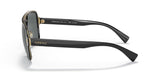 Versace Man Sunglasses Black Frame, Dark Grey Lenses, 56MM