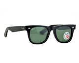 Ray-Ban RB2140 Original Wayfarer 50mm Black Polarized G-15 Sunglasses 901/58
