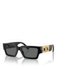 Versace Unisex Sunglasses Havana Frame, Dark Grey Lenses, 54MM