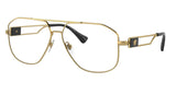 Versace VE1287-1002 Eyeglass Frame GOLD w/DEMO LENS 59mm