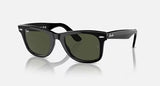 Ray-Ban RB2140 Original Wayfarer 901 Black G15 Green Sunglasses 54mm