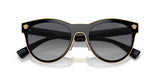 VERSACE VE2198 Phantos Shape Metal Sunglasses 54mm