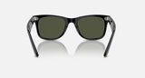 Ray-Ban RB2140 Original Wayfarer 901 Black G15 Green Sunglasses 54mm