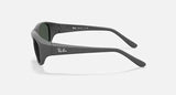 Ray-Ban RB2016 Daddy-O II Matte Black Green 59mm Sunglasses Men