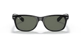 Ray-Ban RB2132 New Wayfarer Black G15 Green Polarized 52mm Sunglasses