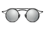 Matte Black w/ Silver Mirror 2903H Matsuda Sunglasses ABC Glasses