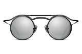 Matte Black w/ Silver Mirror 2903H Matsuda Sunglasses ABC Glasses