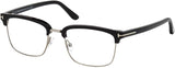 Tom Ford Eyeglasses TFT5504 Black Clubmaster ABCGlasses.com