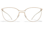Silver/Champagne Gold Bjelle Frame Mykita Optical ABC Glasses
