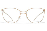 Silver/Champagne Gold Bjelle Frame Mykita Optical ABC Glasses