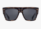 Balmain Sunglasses - B-I Tortoise Brown Stripe | ABCGlasses.com