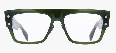 Balmain Eyeglasses - B-III Olive Palladium | ABCGlasses.com