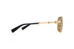 Balmain Brigade I Gold and Black Luxury Sunglasses | ABCGlasses.com