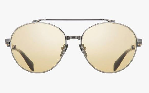 Balmain Sunglasses - Brigade Black and Gold Tone | ABCGlasses.com