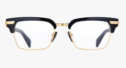 Balmain Eyeglasses - Legion II Black and Gold | ABCGlasses.com