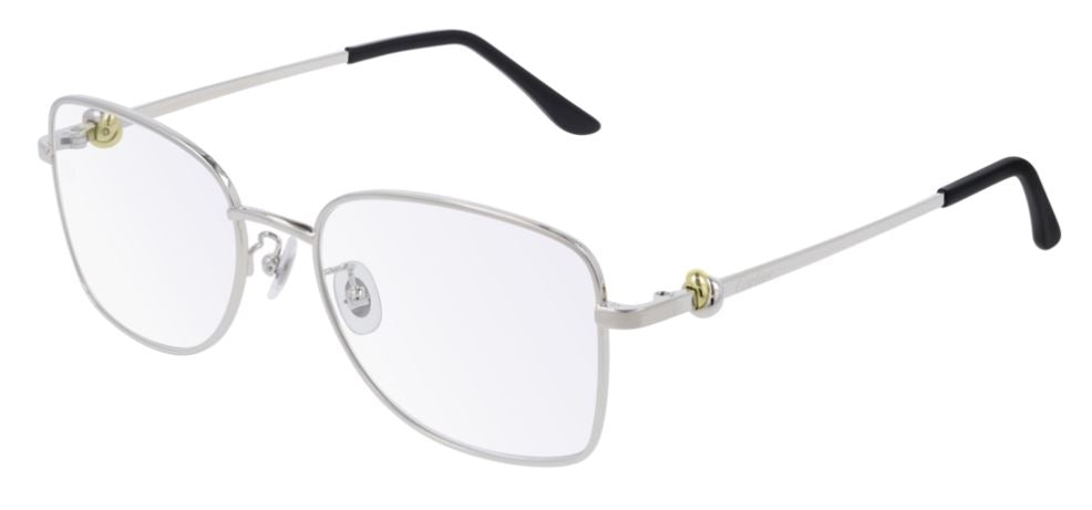 【送料,関税込】Cartier メガネ CT0223O Cartier Trinity CT0223O Glasses - Platinum – ABC Glasses