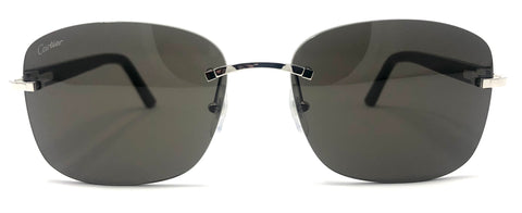 Cartier C Décor CT0227S Sunglasses - Black | ABCGlasses.com