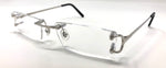 Cartier CT0092O C Décor Platinum Eyeglasses | ABCGlasses.com