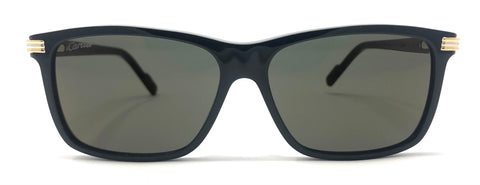 Cartier C Décor CT0160S Sunglasses - Black | ABCGlasses.com