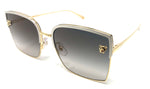 Cartier CT0199S Panthére de Cartier Sunglasses Silver Gold | ABCGlasses.com