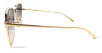 Cartier Panthére CT0199S Silver Gold Designer Sunglasses | ABCGlasses.com