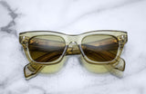 Jacques Marie Mage Sunglasses - Dealan Olive | ABCGlasses.com