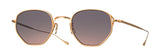 Eyevan 7285 Sunglasses - 784 col. 900 Gold w/ Grey Pink | ABCGlasses.com