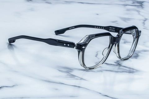Jacques Marie Mage Shozo Black Fade Eyeglasses - Handcrafted Luxury Optical Frames | ABCGlasses.com