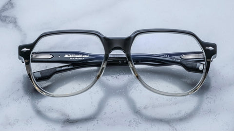 Jacques Marie Mage Shozo Eyeglasses Black Fade - Artisan Handmade Designer Optical | ABCGlasses.com