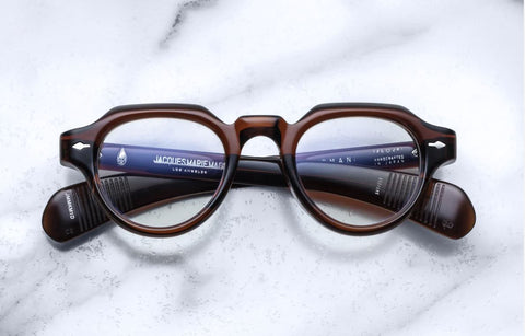 Jacques Marie Mage Eyeglasses - Kellerman Hickory | ABCGlasses.com