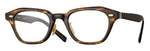 Eyevan Eyeglasses - Laszlo DOK Dark Oak | ABCGlasses.com