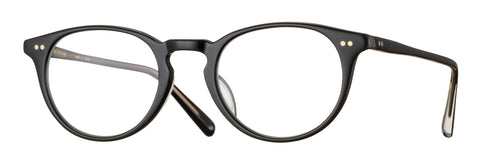 Eyevan Eyeglasses - Loewy (47) PBK Black and silver | ABCGlasses.com