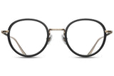 Brushed Gold / Matte Black M3063 Matsuda Eyewear ABC Glasses