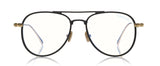 Tom Ford TF5666 002 Matte Black Aviator Eyeglasses ABC Glasses