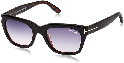 Tom Ford Sunglasses - FT0237 Snowdon 05B Black/Dark Amber | ABCGlasses.com